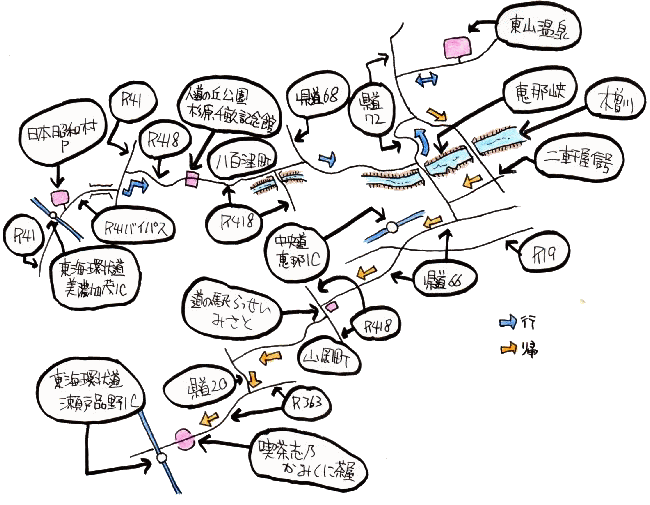 5月定例ルート図 5月定例ルート図
