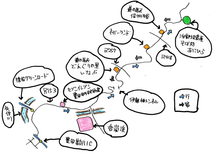 5月定例ルート図 5月定例ルート図