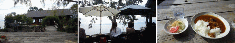 シャレー水ヶ浜で休憩 シャレー水ヶ浜で休憩