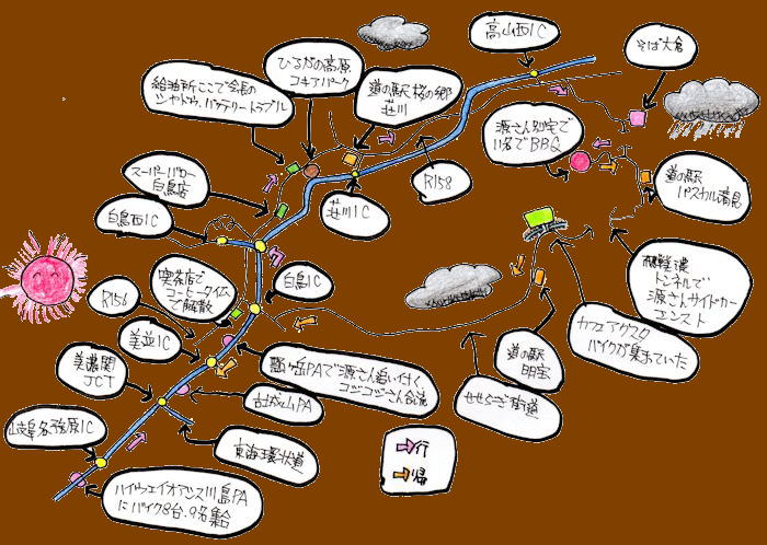 6月定例ルート図 6月定例ルート図