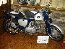 展示してあるバイク