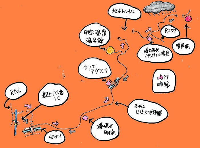 10月定例ルート図 10月定例ルート図