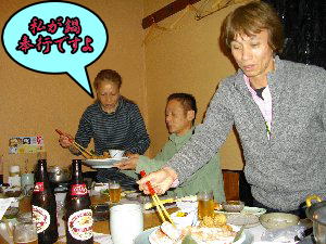 鍋奉行の活躍です