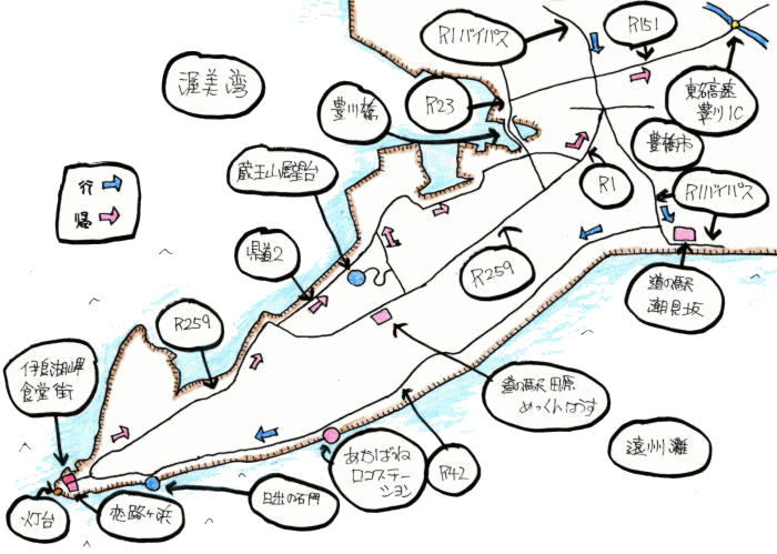 4月定例ルート図 4月定例ルート図