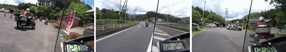 源さんの先導で東山温泉へ 源さんの先導で東山温泉へ