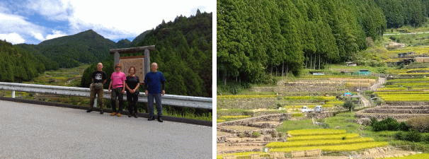 記念撮影と見学