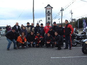 魚太郎駐車場で集合撮影をしました
