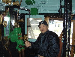 D51の運転席の青ちゃん