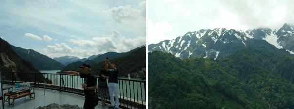 山々の残雪 山々の残雪