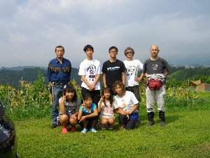 いなかの風での記念撮影