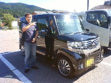 亀さんはＮボックスで登場