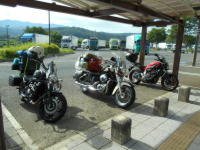 屏風山ＰＡ二輪車置き場