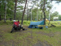 石さん設営完了