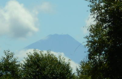 　公園から見える富士山
