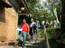 貸し切りの部屋へ到着