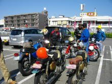 集まったCB92軍団