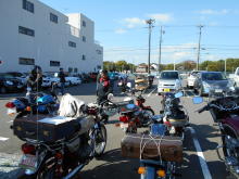 小排気量車からでかいのまで集まった