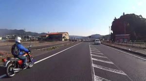 御嵩町でＲ２１へ出た