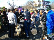 そのトライアンフのエンジンがかかった