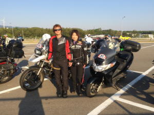 妻とのツーショット