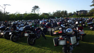 集まった参加車達 集まった参加車達