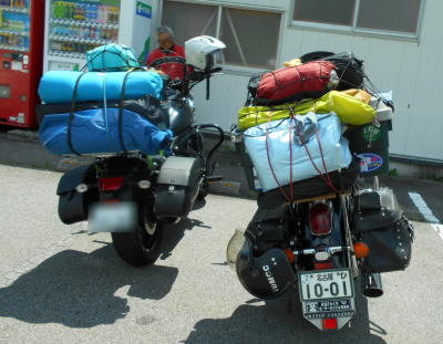 食材積み込み完了